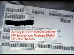 Hafıza IC CY7C1312KV18-300BZXC 1.8V Eşzamanlı Boru hattı SRAM'ları CY7C1312 FBGA165