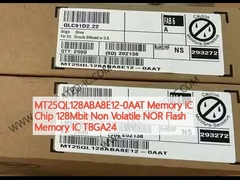 MT25QL128ABA8E12-0AAT Bellek IC Çip 128Mbit Uçucu olmayan veya Flash Bellek IC TBGA24