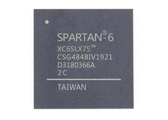 IC Chip XC6SLX75-2CSG484I Alanda Programlanabilir Kapı Dizisi 484FBGA Yüzey Montajı