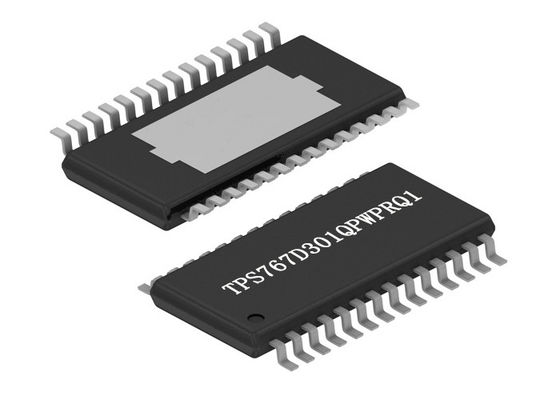 28-HTSSOP TPS767D301QPWPRQ1 Çift Çıkışlı Düşük Kayıplı Voltaj Regülatörleri