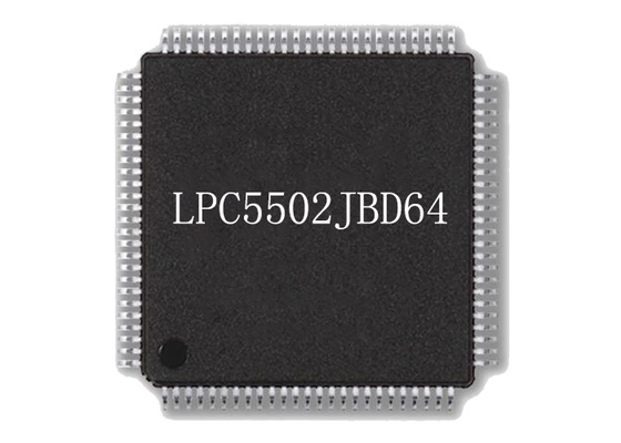 Entegre Devre Yongası LPC5502JBD64 96MHz Mikrodenetleyici Yongası HTQFP64 Yüzey Montajı