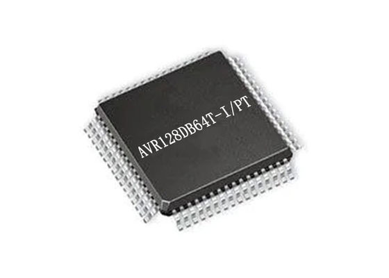 Yüksek Performanslı Mikrodenetleyici MCU AVR128DB64T-I/PT 8-Bit 24MHz 64-TQFP