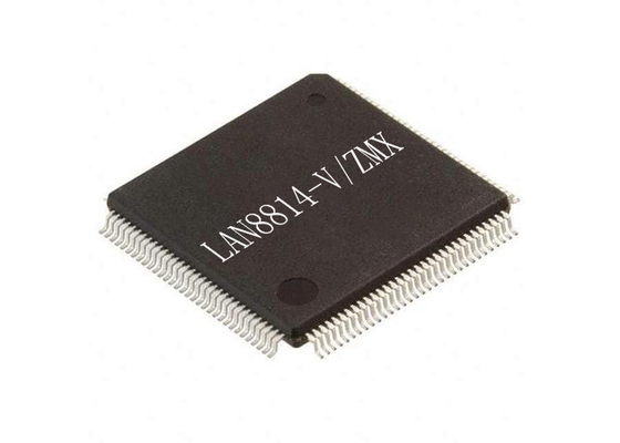 Elektronik Entegre Devreler 128-TQFP LAN8814-V/ZMX 4 Portlu Ethernet Alıcı IC