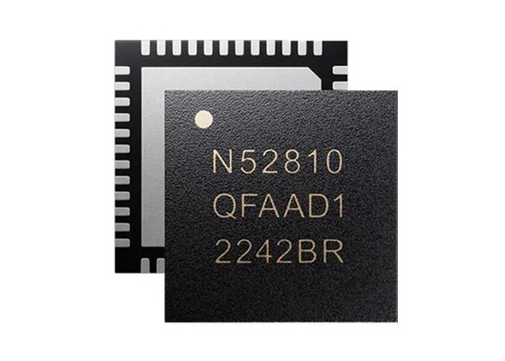 2,4 GHz Alıcı-Verici NRF52810-QFAA-E-R 48-VFQFN RF Sistemi Qn A Çip
