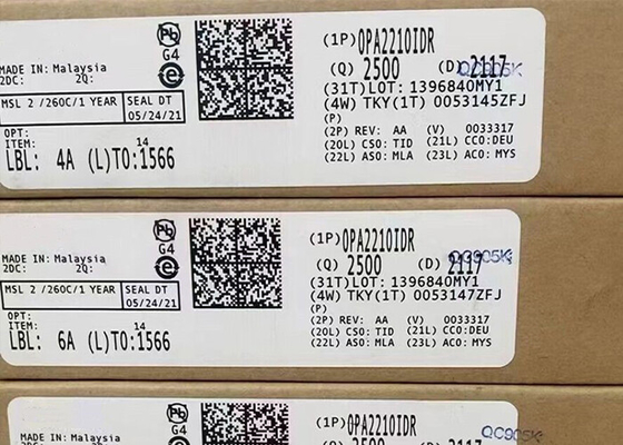 Düşük Güçlü OPA2210IDR 36V İşletim Güçlendirici IC 8-SOIC Entegre Devre Çipleri