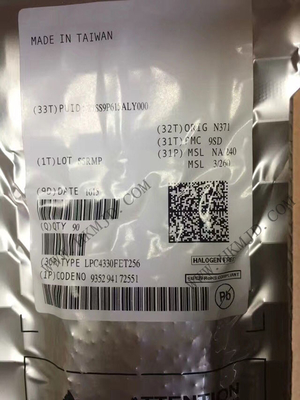 Mikro denetleyici MCU LPC4330FET256 Çift çekirdekli Kol Cortex-M4 Temelli Dijital Sinyal Denetleyici 204MHz