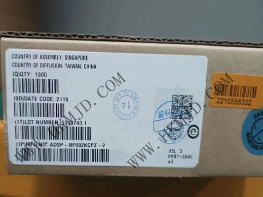 Mikro denetleyici MCU ADSP-BF592KCPZ-2 200MHz'e kadar Dijital Sinyal İşlemcileri 64-VFQFN