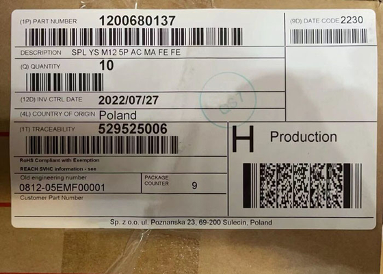Entegre devreler çipleri 1200680137 4A 36V dairesel konektör adaptörleri