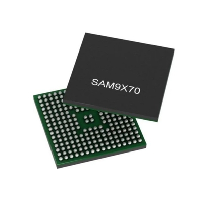 Entegre Devre Çip SAM9X70-I/4PB 1 çekirdekli 32 bitlik 800MHz Mikroprosesör IC