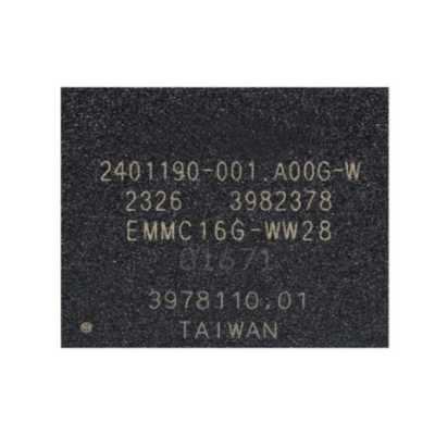 Bellek IC Chip EMMC16G-WW28-01E10 200MHz 128Gbit NAND Flash Bellek IC FBGA-153