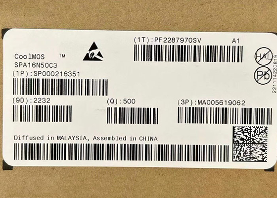 Entegre devreler çipi SPA16N50C3 560V N-Kanal Güç MOSFET Transistörü TO-220-3