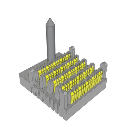 Bağlantılar EBTM-4-10-2.0-S-VT-1-R 80POS Yüksek Hızlı Arkaplan Sağ Köşeli Başlık