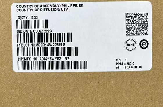 Entegre devre çipi AD8215WYRZ Yüksek Voltajlı Akım Şunt Monitörü