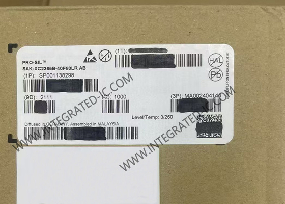 SAK-XC2365B-40F80LRAB Mikro denetleyici MCU 16 bitlik tek çipli MCU XC2000 ailesi MCU