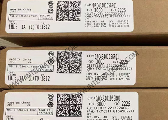 DAC43401DSGRQ1 8 Bit Otomotiv Akıllı DAC 8-WSON