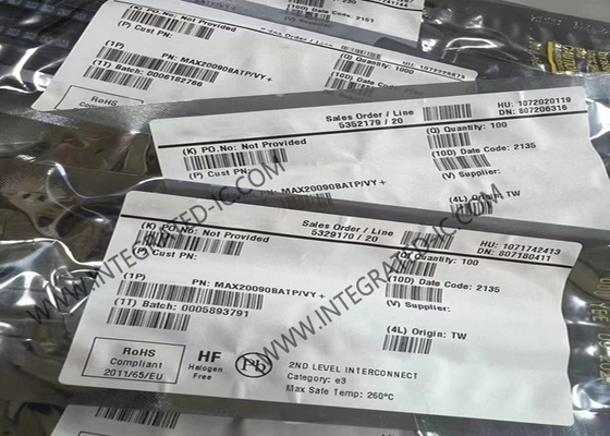 20-WFQFN MAX20090BATP/VY+ Otomotiv Yüksek Voltajlı Yüksek Parlaklıklı LED Kontrol Cihazı