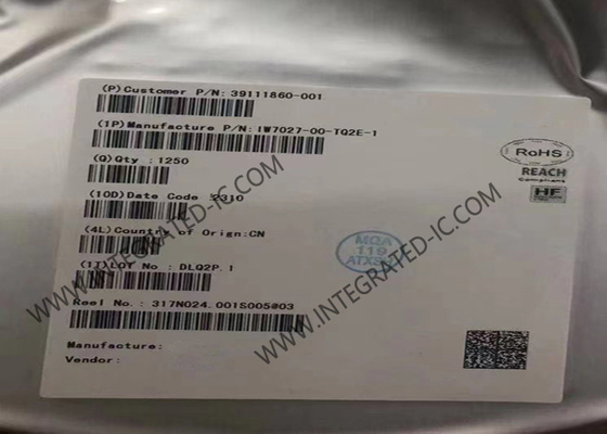 IW7027-00-TQ2E-1 Entegre devreler çipi 16 kanallı dış akım lavabo LED sürücüsü