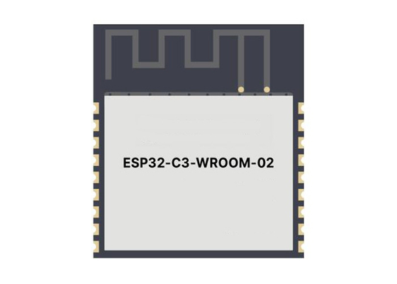 ESP32-C3-WROOM-02-N4 Kablosuz İletişim Modülü 2.4GHz Wi-Fi + BT 5 Modül PCB Anten