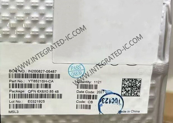 Ethernet IC YT8521SH-CA Tek portlu 1000M Ethernet PHY Katmanlı Çip QFN48