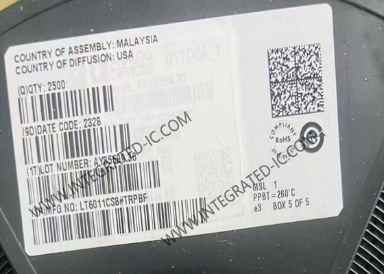 LT6011CS8 Entegre Devre Çip 135μA Demiryolundan Demiryoluna Çıkış Kesinlik Operasyonel Güçlendirici