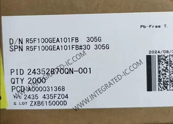 R5F100GEA101FB Mikrodensör MCU RL78/G13 Düşük Güçlü Yüksek Fonksiyonlu Mikrodensörler