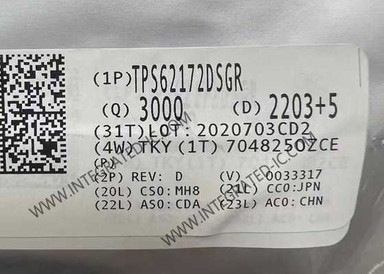 TPS62172DSGR Entegre Devre Çip 3V'den 17V'ye 0.5A DCS-Control TM ile Step-Down dönüştürücüler