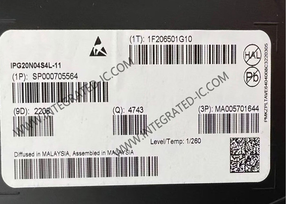 IPG20N04S4L-11 Entegre Devre Çip Otomotiv Çift Kanallı N Kanalı OptiMOSTM-T2 Güç Transistörü TDSON-8