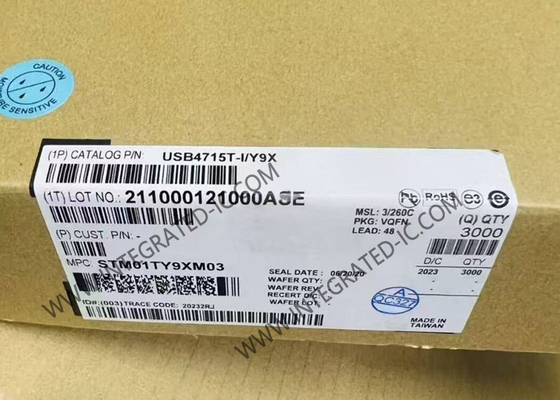 USB4715T-I/Y9X Entegre Devre Çip USB 2.0 Tüm Portlarda FlexConnect ile Yüksek Hızlı Hub Denetleyicisi