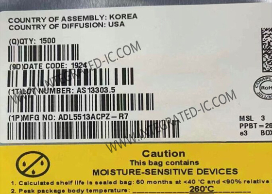 ADL5513ACPZ Kablosuz İletişim Modülü Logaritmik Detektörler 80dB RF Detektör IC