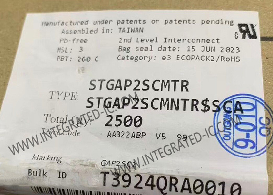 Entegre devreler çipi STGAP2SCMTR İzole 4A Tek kapı sürücüsü 8-SOIC