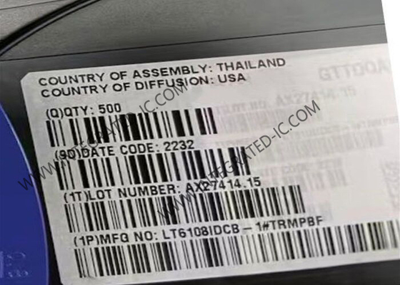 LT6108IDCB-1 Entegre Devre Çipi Yüksek Taraf Akım Algılama Yükseltici, Referans ve Karşılaştırıcı ile