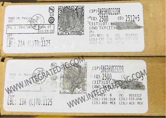 SN65HVD232DR Entegre Devre Çipi 3.3V CAN Alıcı-Verici SOIC8 CAN Veri Yolu Alıcı-Vericileri