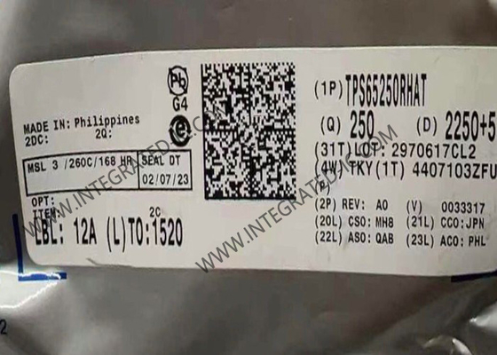 TPS65250RHAT Entegre Devre Çipi 4.5V - 18V Senkron Üçlü Buck Dönüştürücü
