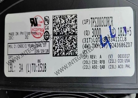 TPS2003CDRCR Entegre Devre Çipi Güç Dağıtım Anahtarları 2A USB Güç Anahtarı
