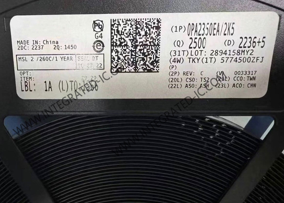 OPA2350EA Entegre Devre Çipi Çift Yüksek Hızlı Düşük Gürültülü İşlemsel Yükselteç