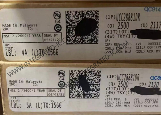 UCC28881DR Entegre Devre Çipi 700V 225mA Düşük Sakin Akımlı Çevrimdışı Dönüştürücü