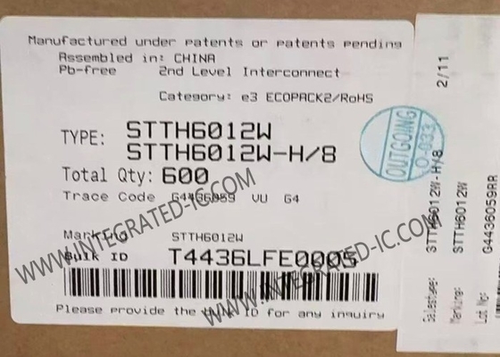 STTH6012W Entegre Devre Çip 1200V 60A Ultra Hızlı Yüksek Voltajlı Diyot DO-247-2