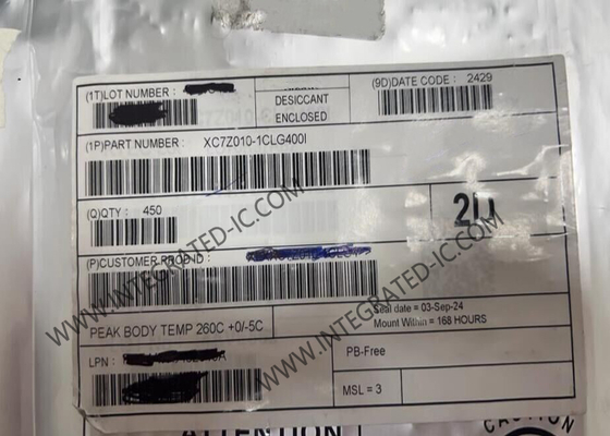 Genel Amaç XC7Z010-1CLG400I 28K Mantık Hücreleri Alan Programlanabilir Geçit Dizisi