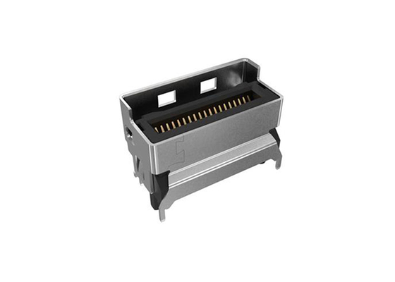 G97V21312HR Bağlayıcılar 0.60mm Pitch 56Gb/s 85Ω Mini Cool Edge IO Bağlayıcı