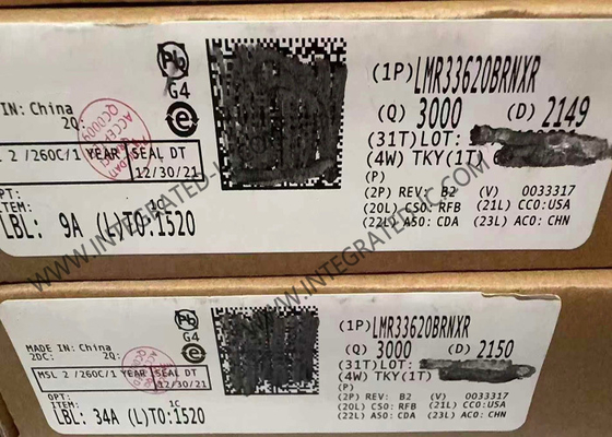 LMR33620BRNXR Entegre Devre Çip 3.8V 36V 2A Ultra Düşük EMI ile Senkron Buck Değiştiricisi