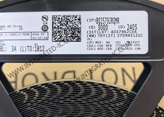 BQ25792RQMR Entegre Devre Çipi 5A 1-4 Hücreli Buck Boost Pil Şarj Cihazı IC