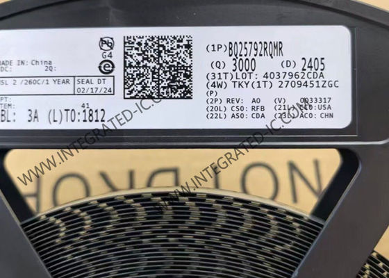 BQ25792RQMR Entegre Devre Çip 5A Çift Giriş Seçicisiyle Buck-Boost Pil Şarj cihazı