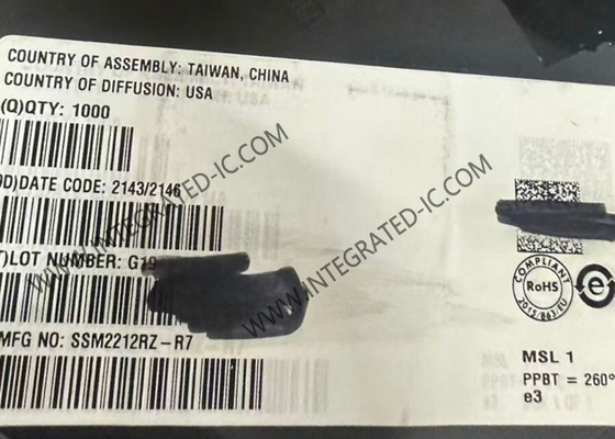 SSM2212RZ Entegre Devre Çipi 40V Ses Çift Eşleşmiş NPN Transistör SOIC-8