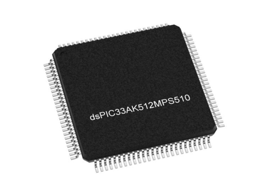 DSPIC33AK512MPS510-I/PT Mikrodenetleyici MCU 32Bit Dijital Sinyal Kontrolcüler TQFP100
