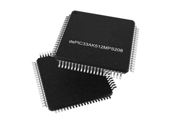 DSPIC33AK512MPS208-I/PT Mikro denetleyici MCU Yüksek Performanslı 32 Bit Tek çekirdekli DSC TQFP80