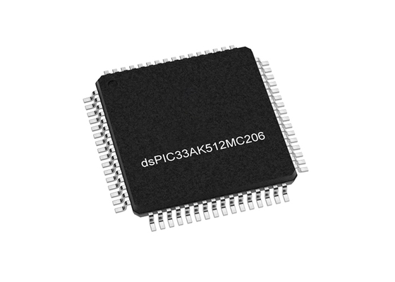 DSPIC33AK512MC206-I/PT Mikrodenetleyici MCU 200MHz 32-Bit DSC, 512KB Flash Program Belleği ile