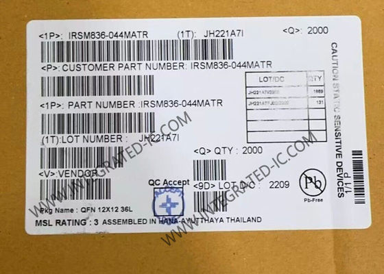 IRSM836-044MA Otomotiv IGBT Modülleri 250V CIPOS Nano Üç Fazlı Akıllı Güç Modülü