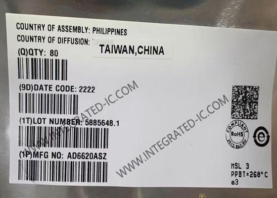 AD6620ASZ Entegre Devre Çipi 65MSPS Dijital Alım Sinyal İşlemcisi