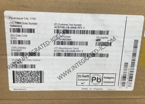 Sensör IC ACS758LCB-050B-PFF-T 3V Otomotiv Hall Efekti Akım Sensörü IC