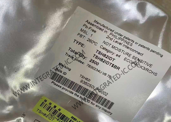 TSH82IDT Bekleme fonksiyonu olan entegre devre çip geniş bantlı raydan rayya operasyonel amplifikatörler